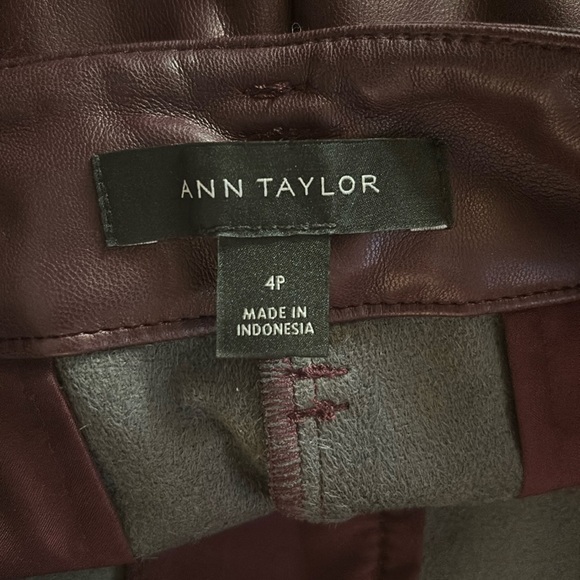 Ann Taylor faux leather pants - Picture 12 of 15